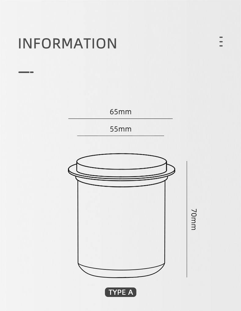 MHW-3BOMBER Coffee Dosing Cup 58mm 150ml bằng inox SUS304 – miệng rộng, đế ổn định