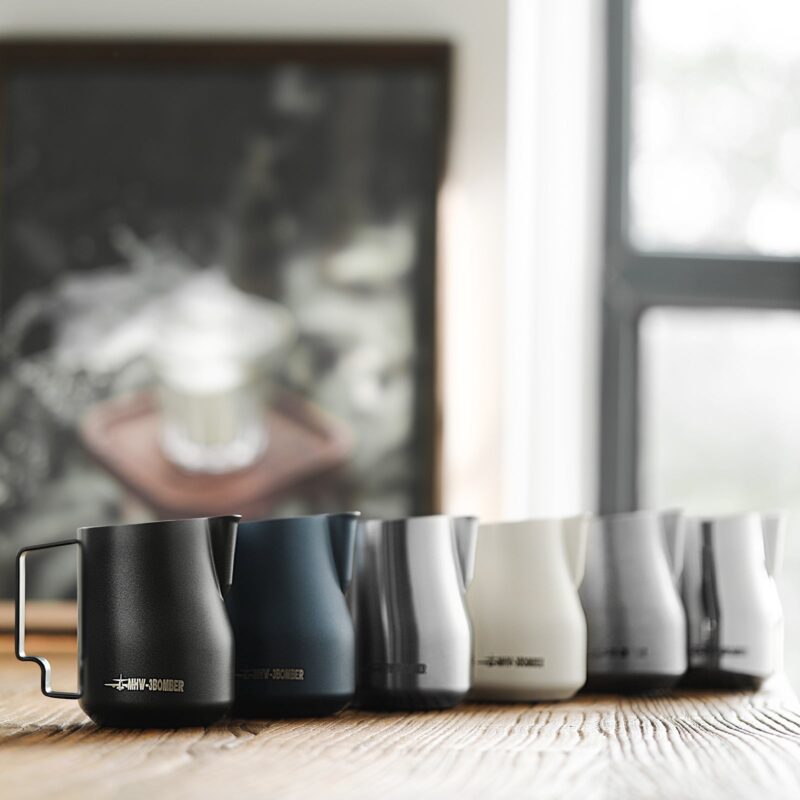 MHW-3BOMBER Turbo Milk Pitcher Glossy Grey