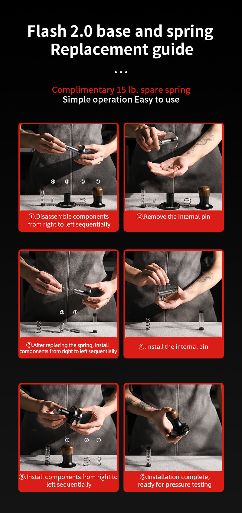 Dụng Cụ Nén Espresso Flash