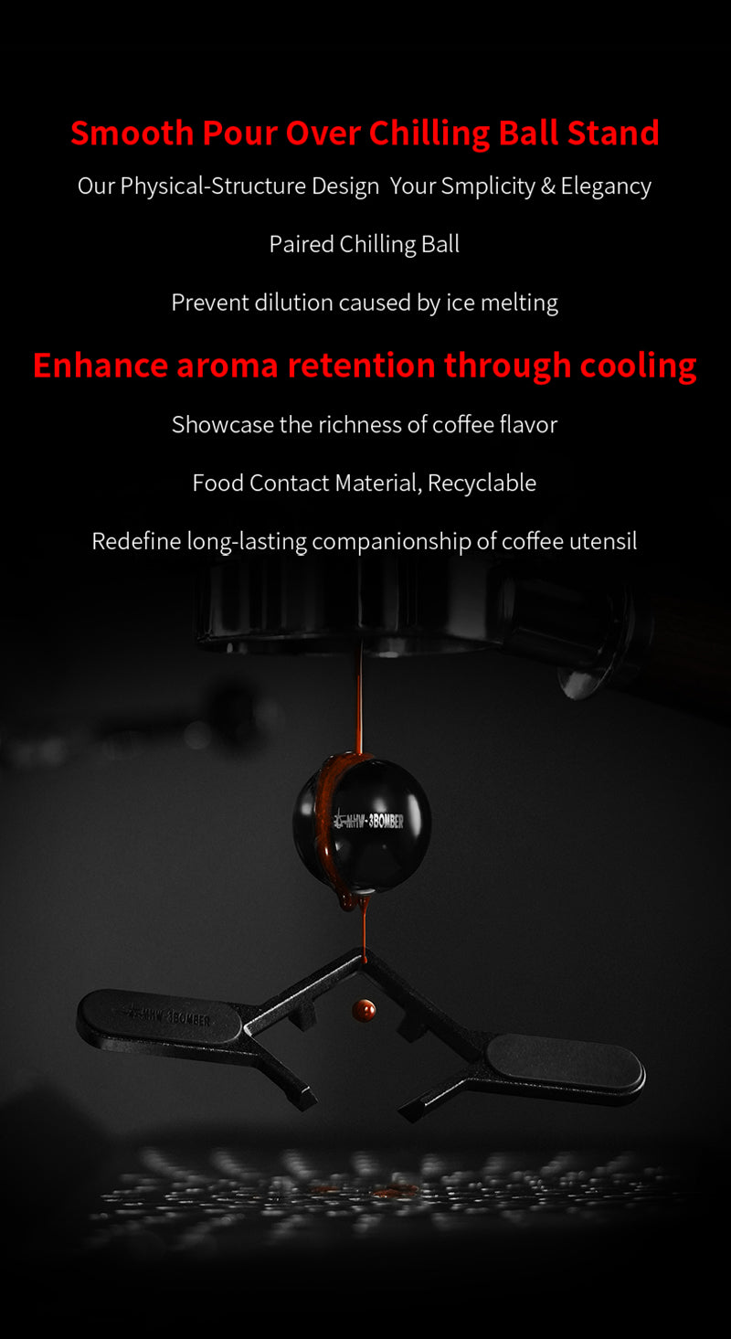 Setup espresso với Chilling Ball – giảm nhiệt nhanh