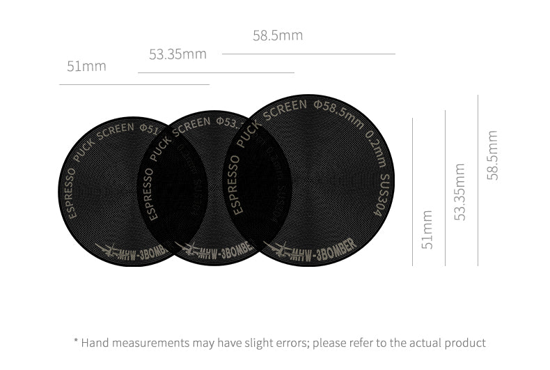 Lưới Lọc Espresso Puck Screen 58.5mm MHW-3BOMBER
