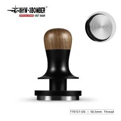 Dụng Cụ Nén Tamper Flash 2.0 Rãnh Tròn MHW-3BOMBER – Áp Lực 30lbs, Phù Hợp Nhiều Portafilter