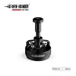 WDT Đánh Tơi Kim Yu Cao Cấp MHW-3BOMBER YU Series Cyclone Needle – 58/51/53mm, Kim Xoáy, Đế Từ Tính