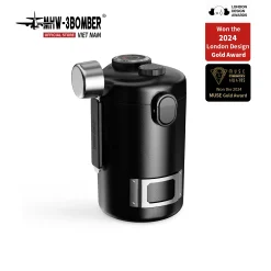 Hũ Đựng Cà Phê Kín Khí 600ml MHW-3BOMBER Gambo – Van Một Chiều, Muỗng Nam Châm, Đo Ẩm & Ghi Ngày