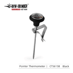 Nhiệt Kế Pha Cà Phê MHW-3BOMBER 0-100℃ – Kẹp Đa Cấp, Inox SUS304 Cho Barista Đánh Sữa