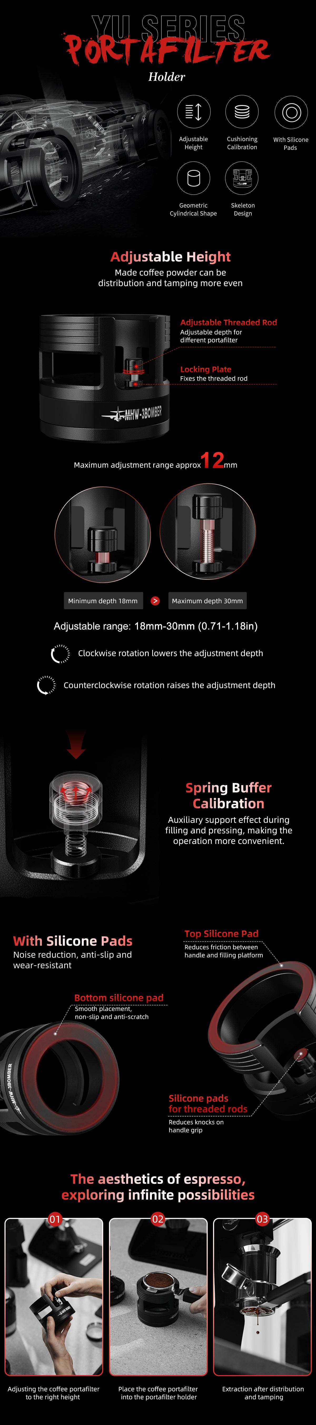 Giá Đỡ Portafilter Cà Phê