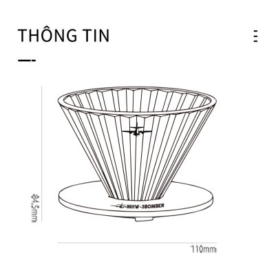 Phễu Pour Over V60 Elf