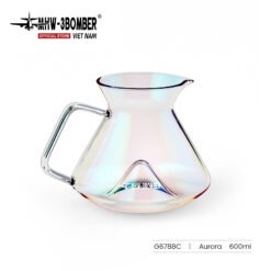 Bình Rót Server Hill - MHW-3BOMBER | 600ml, Thủy Tinh Borosilicate, Thiết Kế Núi, 3 Phiên Bản Màu