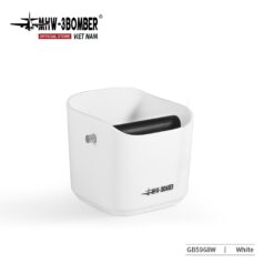 Alternative view of Hộp đập bã Knock Box 1.2L - MHW-3BOMBER, Bền bỉ, Miệng Nghiêng Chống Văng, Chân Silicone Chống Trượt
