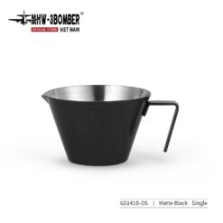 Cốc Đo Espresso Thép Không Gỉ SUS304 MHW-3BOMBER – 100ml, Vạch Chia Chuẩn, Miệng Rót “Eagle Mouth”