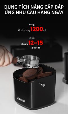 Hộp Đập Bã 1.2L MHW-3BOMBER | Miệng Nghiêng, Chống Văng, Chống Trượt