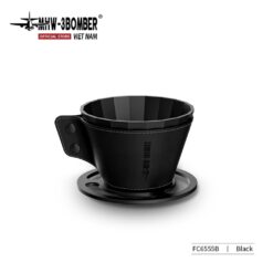 Phễu Pour Over MHW-3BOMBER Meteorite Dripper – Flat Bottom 12 Ribs Nhôm, 73° Tilt, Vị Sạch Ngọt