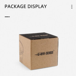 Alternative view of Ly Thủy Tinh Chịu Nhiệt MHW-3BOMBER Wright Cup 240ml – Transparent, Gân 3D Retro, Espresso Pro