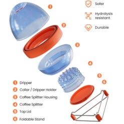 Alternative view of Phễu Pha Cà Phê Pour Over MHW-3BOMBER Eggonaut Dripper – Thiết Kế Dòng Chảy Ổn Định, Giữ Nhiệt Tốt