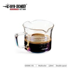 Cốc Đong Thủy Tinh 120ml MHW-3BOMBER – Vạch Chia Rõ Ràng