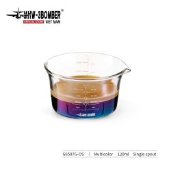 Alternative view of Cốc Đong Thủy Tinh 120ml MHW-3BOMBER – Vạch Chia Rõ Ràng