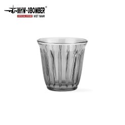 Alternative view of Ly Cà Phê 240ml MHW-3BOMBER | Thủy Tinh Gân 3D Chịu Nhiệt [chinh_hang]