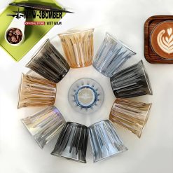Ly Cà Phê 240ml MHW-3BOMBER | Thủy Tinh Gân 3D Chịu Nhiệt - Ảnh 9