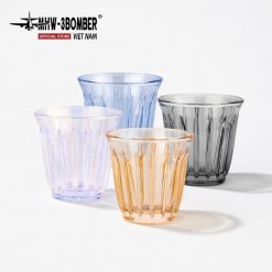 Ly Cà Phê 240ml MHW-3BOMBER | Thủy Tinh Gân 3D Chịu Nhiệt [chinh_hang]