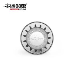 Ly Cà Phê 240ml MHW-3BOMBER | Thủy Tinh Gân 3D Chịu Nhiệt - Ảnh 4