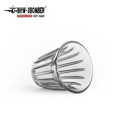Ly Cà Phê 240ml MHW-3BOMBER | Thủy Tinh Gân 3D Chịu Nhiệt - Ảnh 3