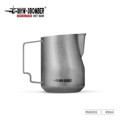 Ca đánh sữa 450ml Turbo MHW-3BOMBER | Tạo foam mịn [chinh_hang]