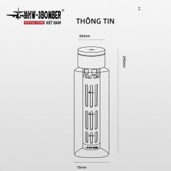 Alternative view of Bình Pha Cà Phê Cold Brew 600ml MHW-3BOMBER | An Toàn [chinh_hang]